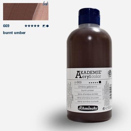 [SCHMINCKE 23669028] SCHMINCKE Akademie Acrylic 500ml Burnt Umber