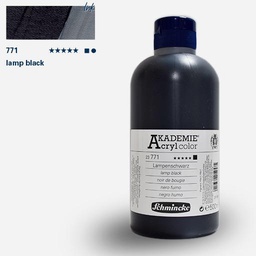 [SCHMINCKE 23771028] SCHMINCKE Akademie Acrylic 500ml Lamp Black