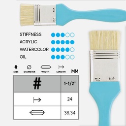 [PRINCETON P3750BB150] PRINCETON Select Bristle Bright Brush 1 1/2"