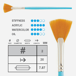 [PRINCETON P3750FN2] PRINCETON Select Fan Brush 2