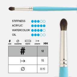 [PRINCETON 3750RB-12] PRINCETON Select Round Blender Brush 12