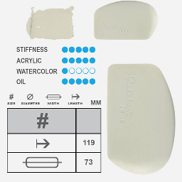 [PRINCETON W-06] PRINCETON Catalyst Silicone Wedge 6 White