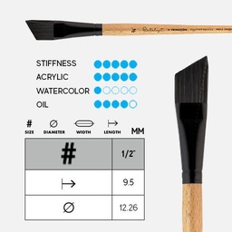 [PRINCETON 6450AS-050] PRINCETON Catalyst Angle Shader 1/2"
