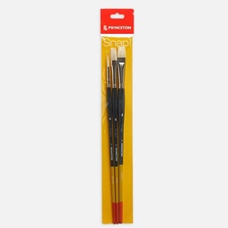 [PRINCETON P9700SET4] PRINCETON Snap! Natural Bristle Brush Set x 3 (Long Handle)