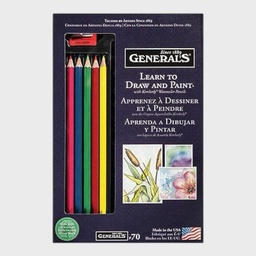[GENERAL'S GP70] GENERAL'S Learn To Draw & Paint With Kimberly Watercolor Pencils