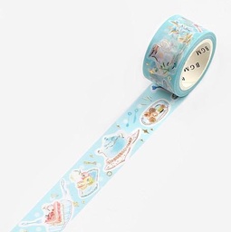 [BGM BM-LGCD028] BGM Washi Tape 20mm Blue Sky Tea Time