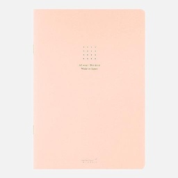 [MIDORI 15273006] MIDORI Stapled Notebook Dot Grid 5mm A5 x 28 Pink