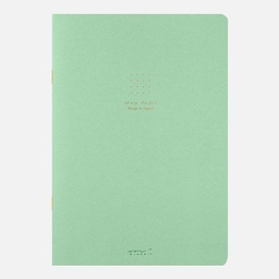[MIDORI 15274006] MIDORI Stapled Notebook Dot Grid 5mm A5 x 28 Green