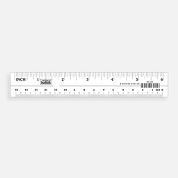 [SUREMARK SQ-3015P] SUREMARK Plastic Ruler 6” / 15cm