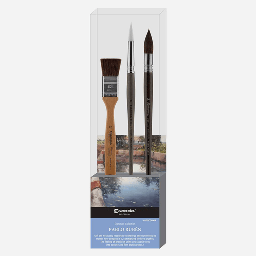 [ESCODA 78617010E] ESCODA Artist Pablo Ruben Brush Set x 3