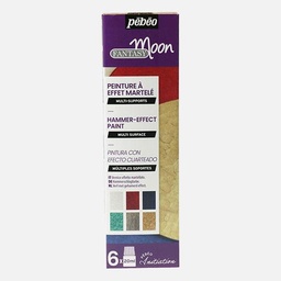 [PEBEO 756441] PEBEO Fantasy Moon Marble Paint 20ml Set x 6