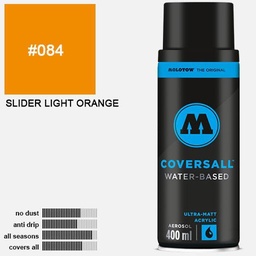 [MOLOTOW 358084] MOLOTOW Coversall Water-Based Spray Paint 400ml Slider Light Orange