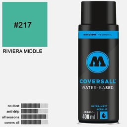 [MOLOTOW 358217] MOLOTOW Coversall Water-Based Spray Paint 400ml Riviera Middle