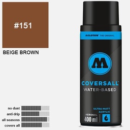 [MOLOTOW 358151] MOLOTOW Coversall Water-Based Spray Paint 400ml Beige Brown