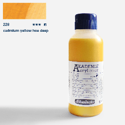 [SCHMINCKE 23228027] SCHMINCKE Akademie Acrylic 250ml Cadmium Yellow Hue Deep
