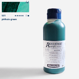 [SCHMINCKE 23551027] SCHMINCKE Akademie Acrylic 250ml Phthalo Green