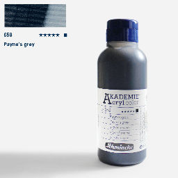 [SCHMINCKE 23658027] SCHMINCKE Akademie Acrylic 250ml Payne's Grey