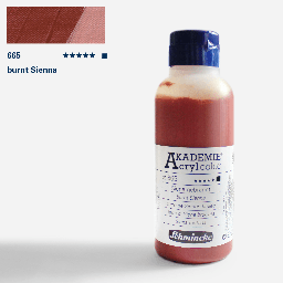 [SCHMINCKE 23665027] SCHMINCKE Akademie Acrylic 250ml Burnt Sienna