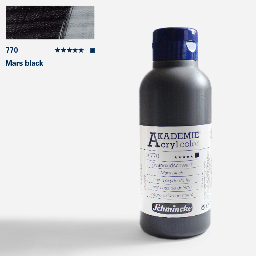 [SCHMINCKE 23770027] SCHMINCKE Akademie Acrylic 250ml Mars Black
