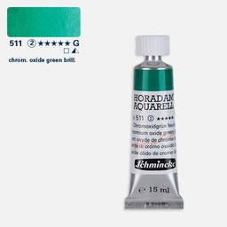 [SCHMINCKE 14511006] SCHMINCKE Horadam Watercolor 15ml Chromium Oxide Green Brilliant