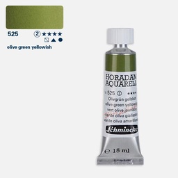 [SCHMINCKE 14525006] SCHMINCKE Horadam Watercolor 15ml Olive Green Yellowish