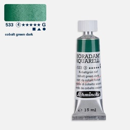 [SCHMINCKE 14533006] SCHMINCKE Horadam Watercolor 15ml Cobalt Green Dark