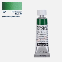 [SCHMINCKE 14534006] SCHMINCKE Horadam Watercolor 15ml Permanent Green Olive