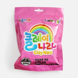 [JONGIE AJG00019] JONGIE Nara Air Dry Clay 50g Pink
