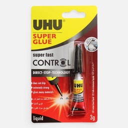[UHU 36015] UHU Super Glue Liquid Ultra Fast Control 3g