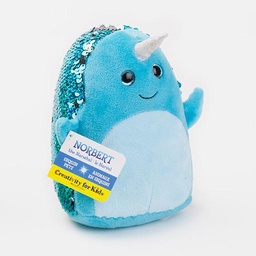 [FABER-CASTELL CK6220] FABER-CASTELL Creativity For Kids Mini Sequin Pets Norbert The Narwhal