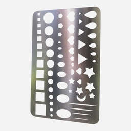 [OVJ 8888888871063] OVJ Pastel Art Stainless Steel Stencil