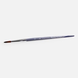 [FABER-CASTELL 281806] FABER-CASTELL Brown Taklon Round Brush 6