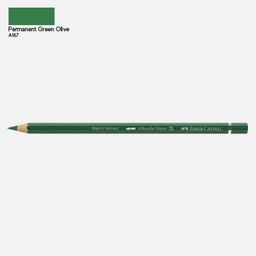 [FABER-CASTELL 117667] FABER-CASTELL Albrecht Durer Watercolor Pencil Permanent Green Olive 167