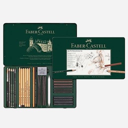 [FABER-CASTELL 112977] FABER-CASTELL Pitt Monochrome Set x 33