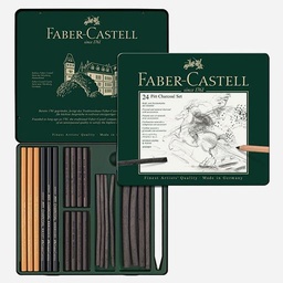 [FABER-CASTELL 112978] FABER-CASTELL Pitt Charcoal Set x 24