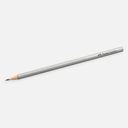 [FABER-CASTELL 118382] FABER-CASTELL Design Silver 3D Lacquer Pencil B