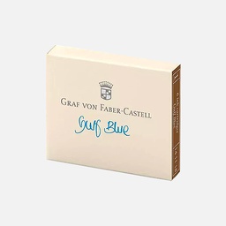 [FABER-CASTELL 141118] FABER-CASTELL Ink Cartridge x 6 Gulf Blue