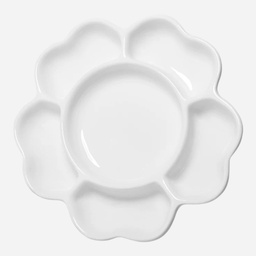 [OVJ 400963010601] OVJ Porcelain Flower Palette 17cm