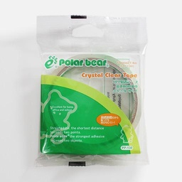 [POLAR BEAR PP-130] POLAR BEAR Crystal Clear Tape 12mm x 27.42m