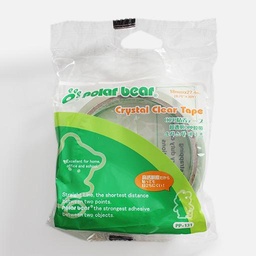[POLAR BEAR PP-131] POLAR BEAR Crystal Clear Tape 18mm x 27.42m