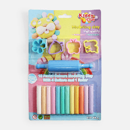 [NARA ST165-12+4SM/R] NARA Kiddy Modelling Clay 10g Pastel Set x 12