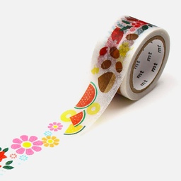 [MT MTTRHA12] MT Trehari Washi Tape 24mm x 7m Season