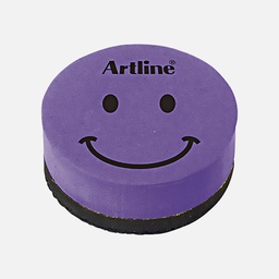 [ARTLINE ERT-MMR-PU] ARTLINE Magnetic Eraser Round Type Purple