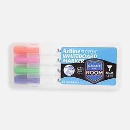 [ARTLINE EPF-507/4SH2] ARTLINE Supreme Whiteboard Marker Set 2 x 4