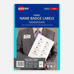 [AVERY 7418-15] AVERY Fabric Name Badge Label 55.5mm x 86.5mm x 120