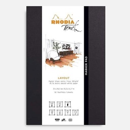 [RHODIA 116101] RHODIA Touch Marker Paper Pad 100gsm A4 x 50