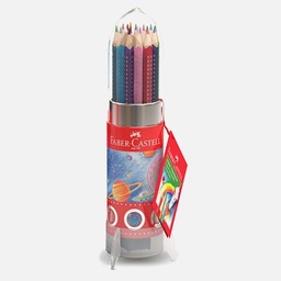 [FABER-CASTELL 116248] FABER-CASTELL Color Grip Color Pencil Rocket Case Set x 20