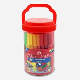 [FABER-CASTELL 111500] FABER-CASTELL Connector Pen Bucket Set x 50