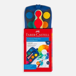 [FABER-CASTELL 125050] FABER-CASTELL Connector Paint Blue Box Set x 12