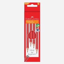 [FABER-CASTELL 116594] FABER-CASTELL Junior Grip Graphite Pencil 2B x 12